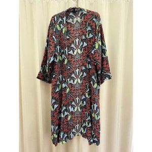 Topshop 3/4 sleeve Floral Kimono